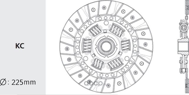 Диск сцепления MITSUBISHI Galant (84-96) (2.0/2.5),Lancer (92-00) (2.0) VALEO PH. Артикул MB13