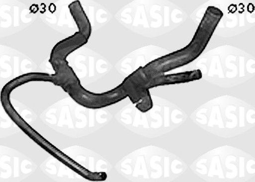 Патрубок радиатора (системы охлаждения) Sasic правый верхний для Renault Espace III 1996-2000. Артикул SWH4209