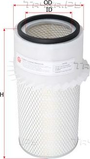 Воздушный фильтр Sakura. Артикул AS-1024