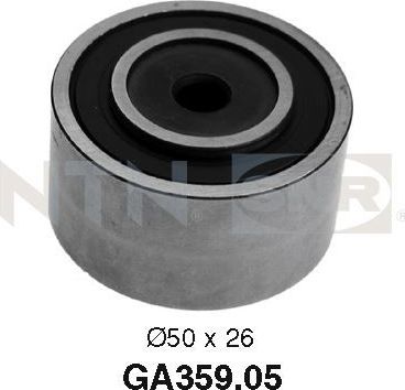Направляющий (ведущий) ролик приводного поликлинового ремня NTN / SNR. Артикул GA359.05