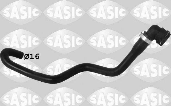 Патрубок радиатора (системы охлаждения) Sasic левый для Opel Signum I 2004-2008. Артикул 3406285