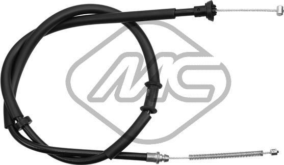 Трос ручника (тросик ручного тормоза) Metalcaucho. Артикул 81380