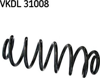 Пружина подвески SKF. Артикул VKDL 31008