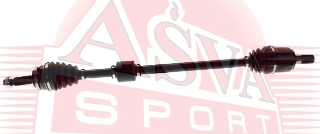 Полуось (привод в сборе, приводной вал) Asva. Артикул HYDR-HC14AT