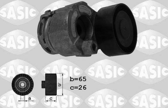 Натяжной ролик (натяжитель) приводного клинового зубчатого ремня Sasic. Артикул 1624009