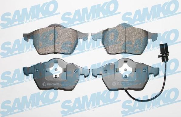 Тормозные колодки Samko передние для SEAT Alhambra I 1996-2010. Артикул 5SP1238