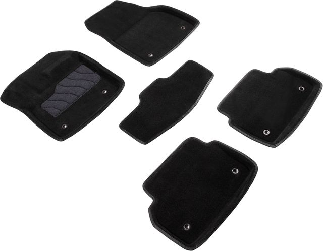 Комплект ковриков 3D Seintex для салона Jaguar E-Pace 2017-2026 ЧЕРНЫЙ. Артикул 93193