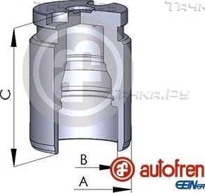 Поршень тормозного суппорта Autofren Seinsa (сталь). Артикул D025545