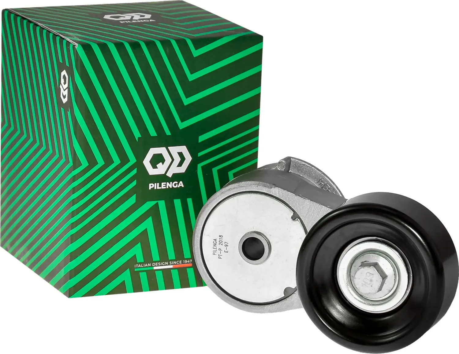 Натяжитель приводного ремня HYUNDAI Solaris,i20,i30 KIA Carens (06-),Cerato (06- (Pilenga). Артикул PTP2018