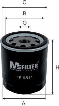 Масляный фильтр MFilter. Артикул TF 6511