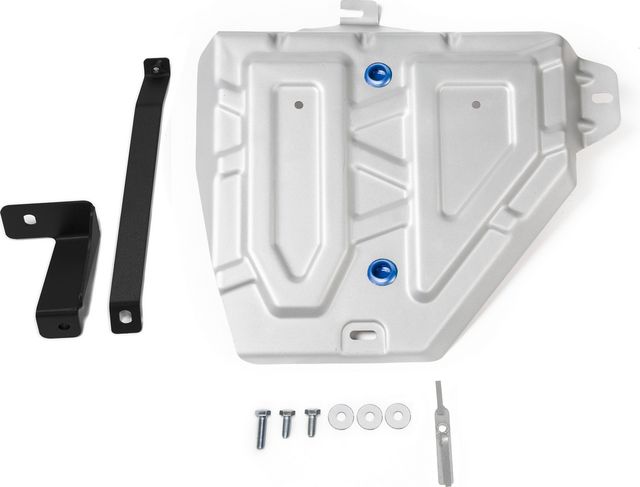 Защита алюминиевая Rival для топливного бака Hyundai Creta II 2021-2026. Артикул 333.2365.1