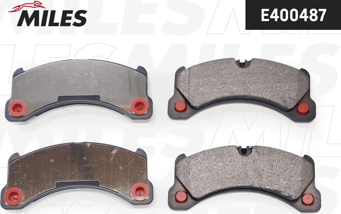 Тормозные колодки Miles (Low-Metallic). Артикул E400487