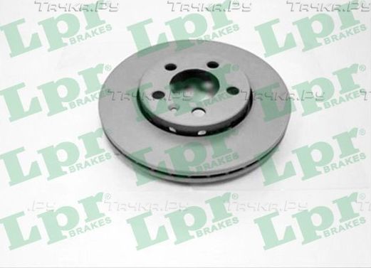 Тормозной диск LPR TOTAL COATED передний для Volkswagen Golf Plus I 2005-2013. Артикул A1461VR
