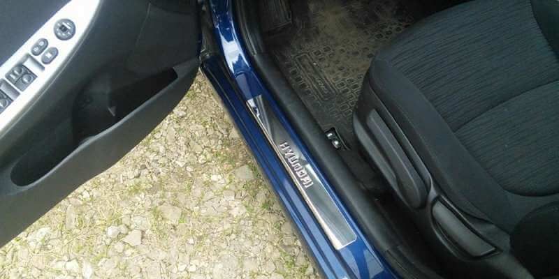 Накладки Ладья на внутренние пороги для HYUNDAI GRANDEUR 2005-2017. Артикул 014.19.411