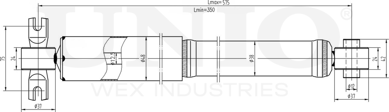 Амортизатор подвески (Unio). Артикул SAB-10531