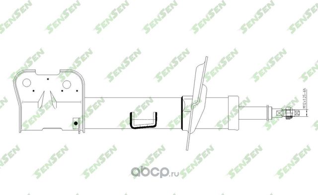 АМОРТИЗАТОР HYUNDAI SANTAFE II (CM)2.4 2010- F / R (Sensen). Артикул 42141365