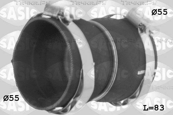 Патрубок интеркулера Sasic для Peugeot 3008 I 2009-2016. Артикул 3350002