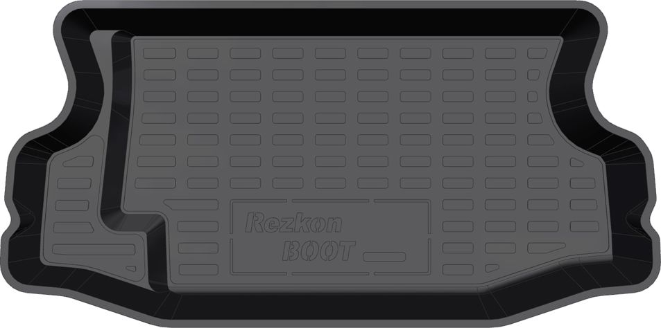 Коврик пластиковый Rezkon для багажника ВАЗ 1111 Ока 1987-2008. Артикул 5039060100