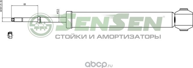 32120112 Амортизатор HYUNDAI ACCENTVERNA 05- зад.газ. (Sensen). Артикул 32120112