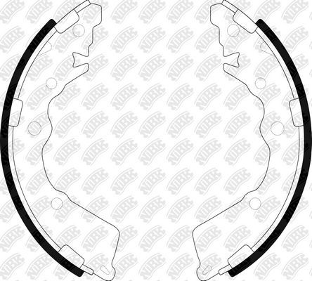 Тормозные колодки NiBK. Артикул FN0674