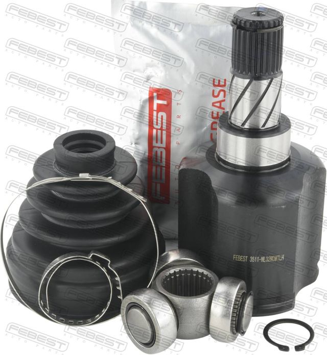 Шрус внутренний (граната) Febest передний левый для Geely Atlas I 2018-2026. Артикул 3511-NL32WDMTLH