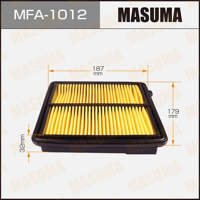 Воздушный фильтр Masuma. Артикул MFA-1012