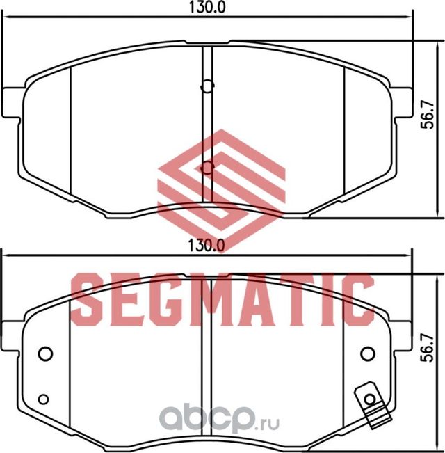 SGBP2624 Колодка торм диск пер Hyundai I20 1.41.6L 10-, Ix35 2.0L 10- Kia Sporta (Segmatic) Segmatic. Артикул SGBP2624