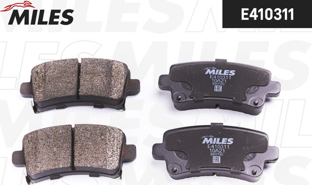 Тормозные колодки Miles (Low-Metallic) задние для Saab 9-5 II 2010-2012. Артикул E410311