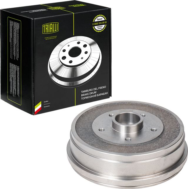 Тормозной барабан Trialli задний для Dacia Duster I 2010-2018. Артикул TF 015133