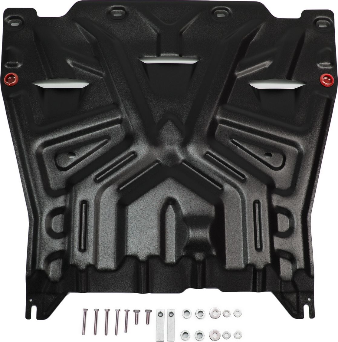 Защита АвтоБРОНЯ для картера и КПП Kia Optima IV 2015-2020. Артикул 111.02837.1