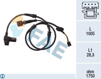 Датчик ABS FAE передний для Audi A4 III (B7) 2002-2009. Артикул 78004