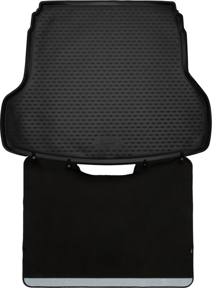 Коврик Element в багажник с функцией защиты бампера Standard для Kia Cerato IV 2018-2026. Артикул ELEMENT.SET.070