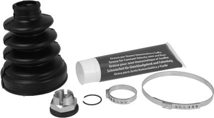 Пыльник шруса (комплект) Metelli (резина). Артикул 13-0390