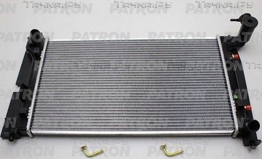 Радиатор охлаждения двигателя Patron для Toyota Corolla E120, E130 2001-2007. Артикул PRS3350