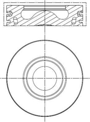 Поршень Mahle. Артикул 013 PI 00136 002