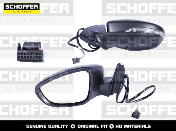 Зеркало левое Volkswagen Jetta 11- 6 конт.поворот (Schoffer). Артикул SHF13041
