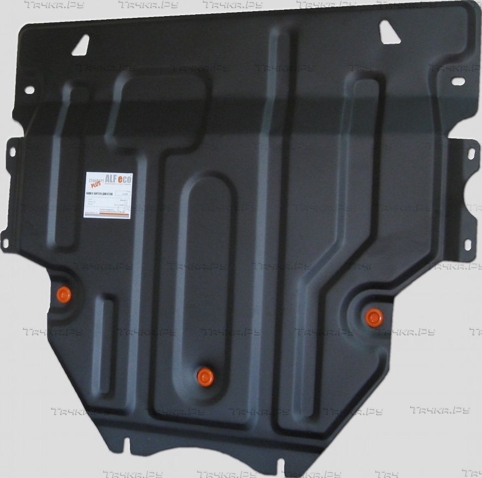 Защита Alfeco для картера и КПП Mazda Axela II 2009-2012. Артикул ALF.13.09 st