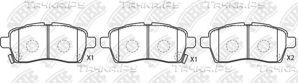 Тормозной диск NiBK передний для Subaru Impreza I 1994-2000. Артикул RN1010DSET