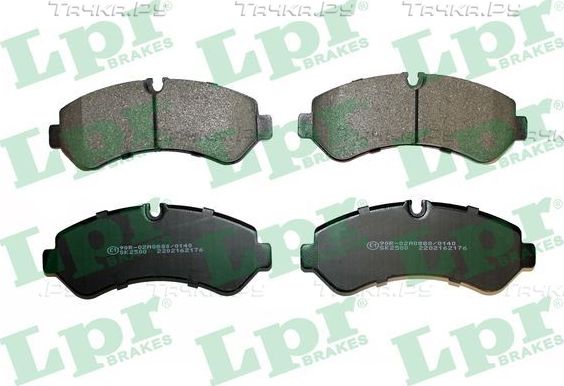 Тормозные колодки LPR. Артикул 05P2176