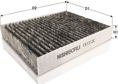 Салонный фильтр Tecneco Filters. Артикул CK1312C