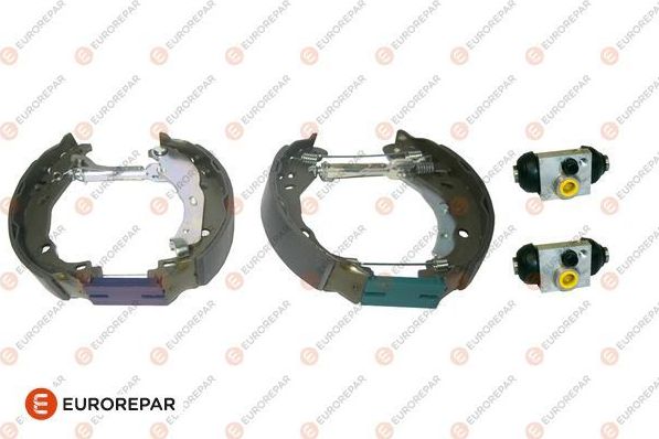 Тормозные колодки барабанные Eurorepar (алюминий) задние для Citroen DS3 I 2009-2015. Артикул 1613191580