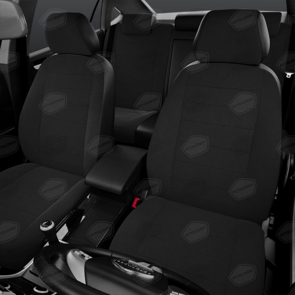 Универсальные чехлы Автолидер на сидения, цвет Черный. Артикул UJK31-0101