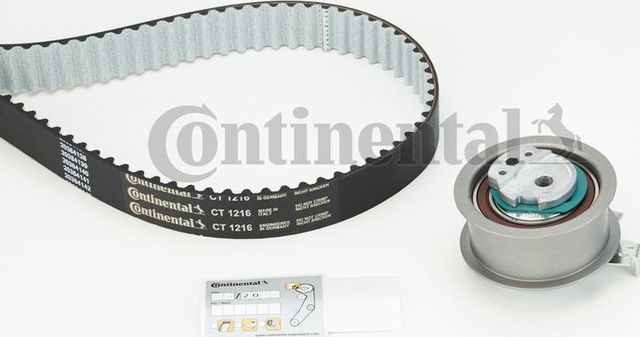 Ремень ГРМ с роликами (комплект) ContiTech для Volvo V60 I 2013-2018. Артикул CT1216K1