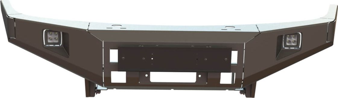 Бампер силовой STC передний для Mitsubishi Pajero Sport II 2008-2015 с противотуманными фарами. Артикул STC-MPS2-BF-L1