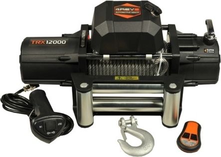 Лебёдка электрическая 24V 4Revo 12000 lbs 5443 кг (стальной трос). Артикул 4R-W121A-24