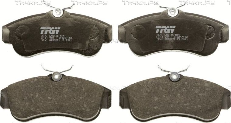 Тормозные колодки TRW. Артикул GDB3271