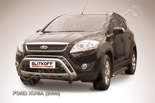 Кенгурятник Slitkoff d57 низкий мини для Ford Kuga I 2008-2012. Артикул FKG004