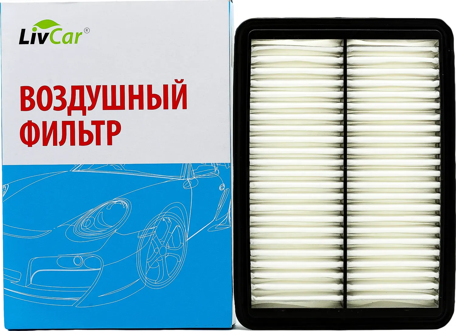 Фильтр воздушный (Livcar). Артикул LCQ0015A