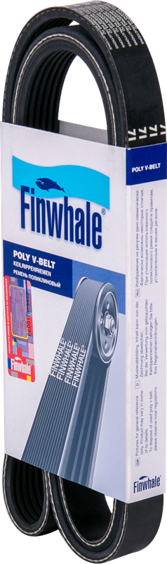 Приводной ремень поликлиновой Finwhale для Hyundai Solaris I 2010-2017. Артикул BP6PK1530