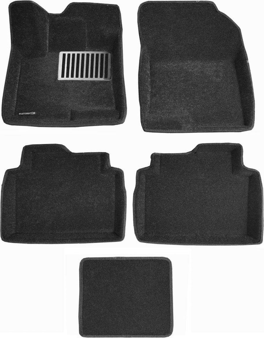 Коврики текстильные Euromat 3D Lux для салона Haval Jolion 4WD 2021-2026. Артикул EM3D-001473